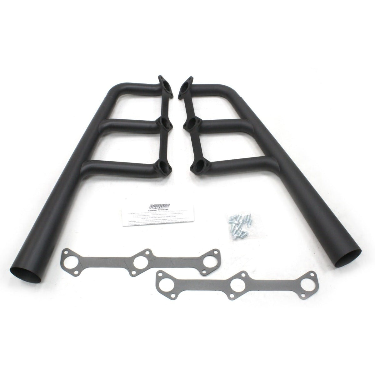 Patriot Exhaust H8472 Street Rod Flathead Trad Lakester Black