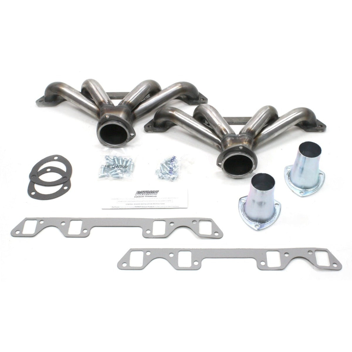 Patriot Exhaust H8500 Street Rod Nailhead Tight Tuck Raw