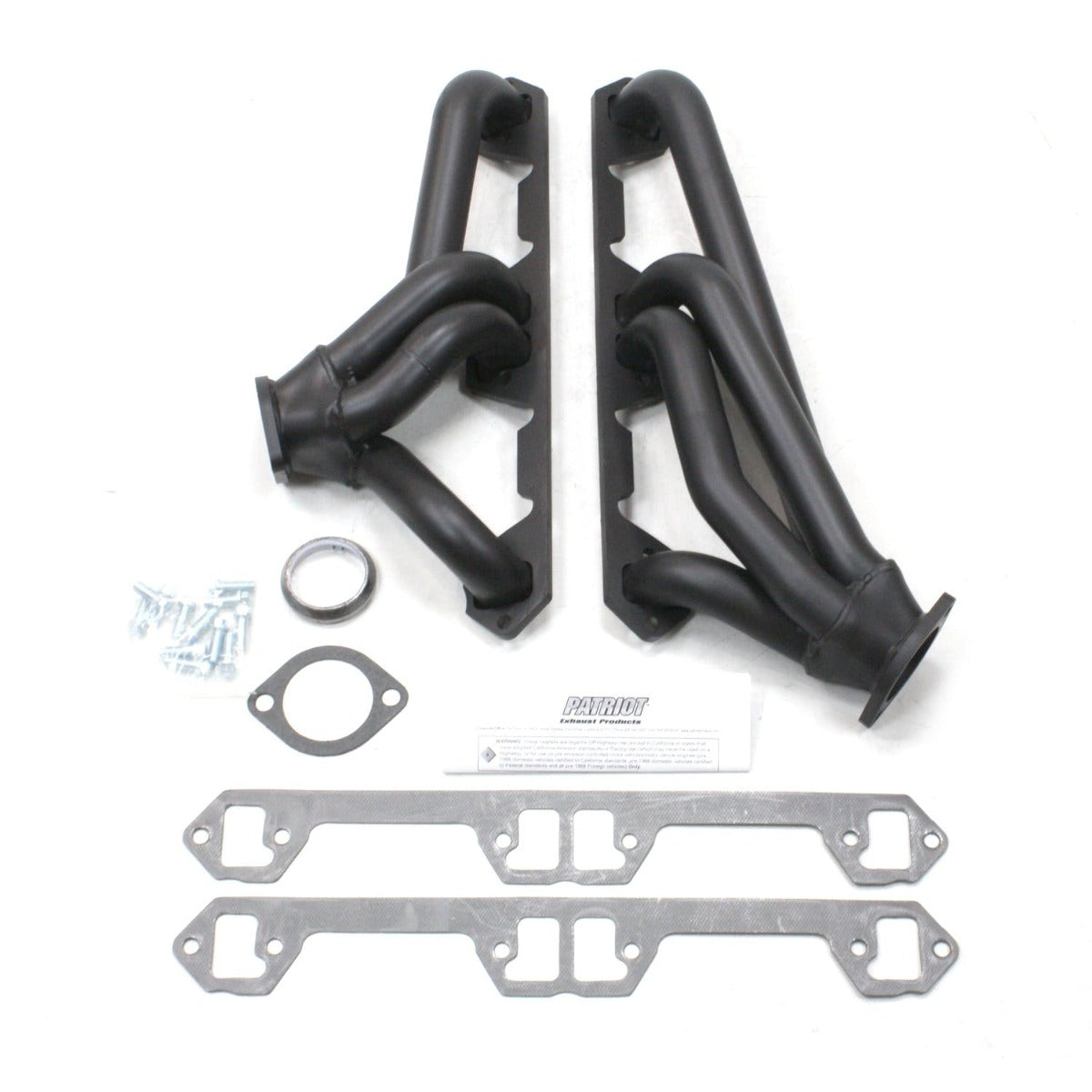 Patriot Exhaust H8600-B 68-91 Various AMC 290-401 Mid Length Blk