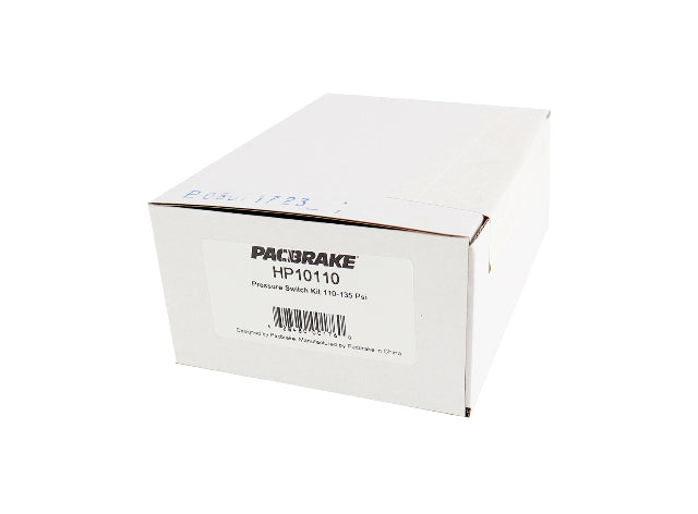Pacbrake Pressure Switch 105 to 135 PSI Use with Premium and Paddle Valve In Cab Control HP10110