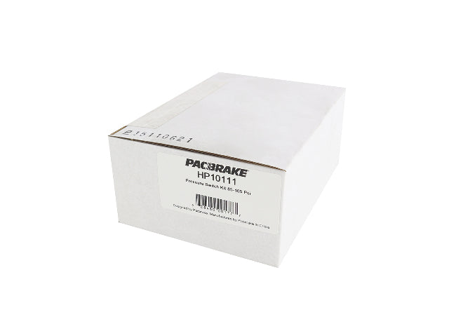 Pacbrake Pressure Switch 85 to 105 PSI Use with Premium and Paddle Valve In Cab Control HP10111