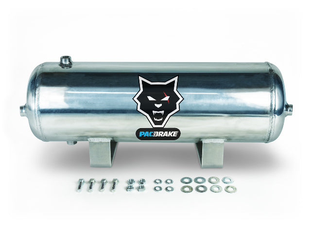 Pacbrake 2 1/2 Gallon Aluminum Basic Air Tank Kit Tank and Hardware Only HP10264