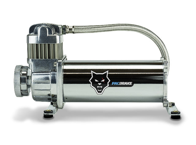 Pacbrake HP10300 (Basic) 12VDC HP425 Series Basic Air Compressor Kit - Chrome HP10300