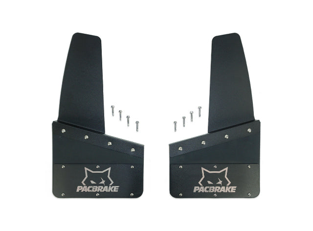Pacbrake HP10580-12-10 Kickback-Style Mud Flaps (Set of four) HP10580-12-10