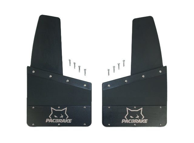 Pacbrake HP10580-14-12 Kickback-Style Mud Flaps (Set of 4) HP10580-14-12