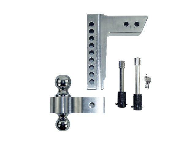 Pacbrake s HP10599-1 Ball Mount - 2.5 shank, 8 Drop, Chrome HP10599-1