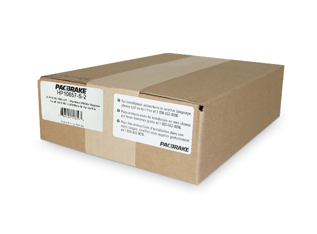 Pacbrake HP10657-S-2 ALPHA PRO S Stainless 5000lbs Kit HP10657-S-2