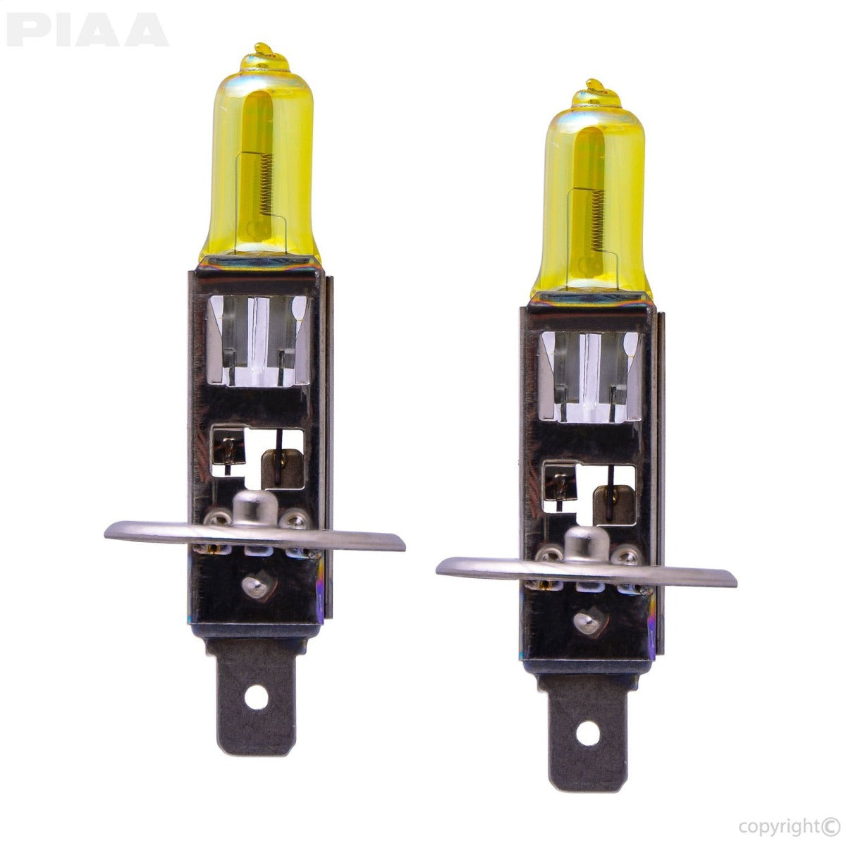 PIAA 22-13401 H1 Solar Yellow Twin Pack - 2500K - 12V 55W