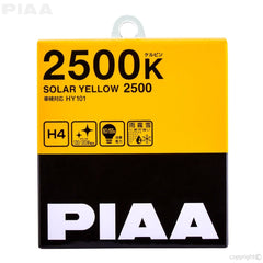 PIAA 22-13404 H4 (9003) Solar Yellow Twin Pack - 2500K - 12V 60/55W