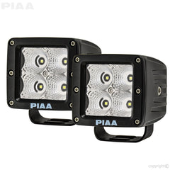 PIAA 26-06303 Quad Series LED Cube Light Kit in Flood Beam w/ Harness