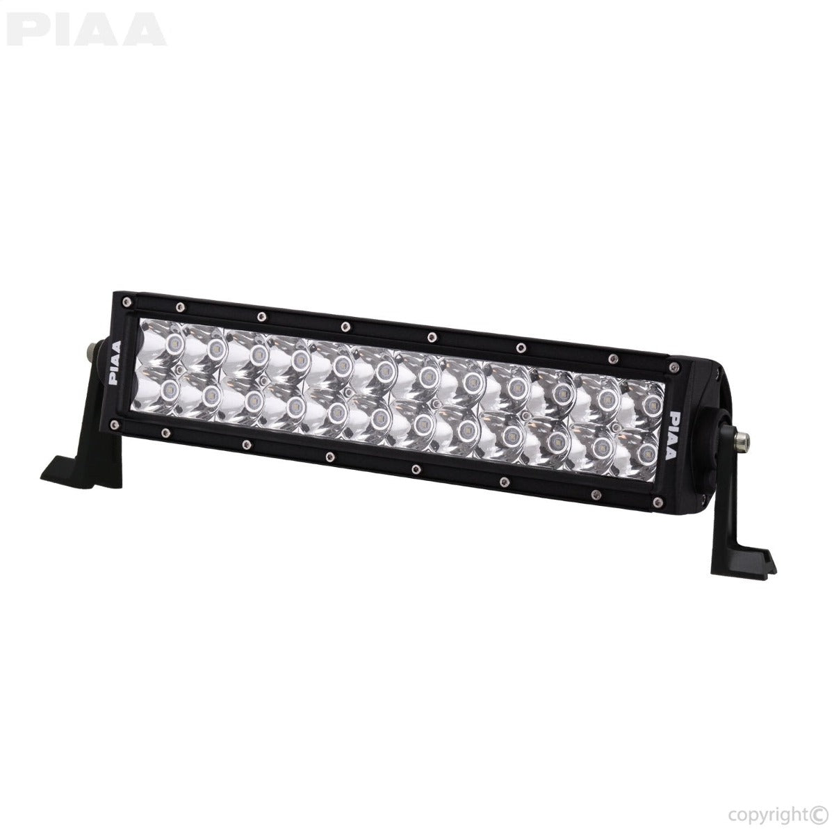 PIAA 26-06612 Quad Series 12 inch Dual Row LED Light Bar Kit in Spot Beam