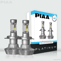 PIAA 26-17304 H4 Platinum LED Bulb Twin Pack - 4000LM, 6000K, 25W
