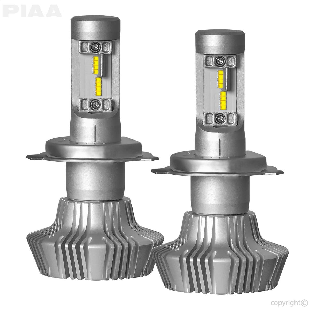 PIAA 26-17304 H4 Platinum LED Bulb Twin Pack - 4000LM, 6000K, 25W