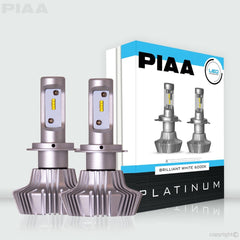 PIAA 26-17307 H7 Platinum LED Bulb Twin Pack - 4000LM, 6000K, 25W