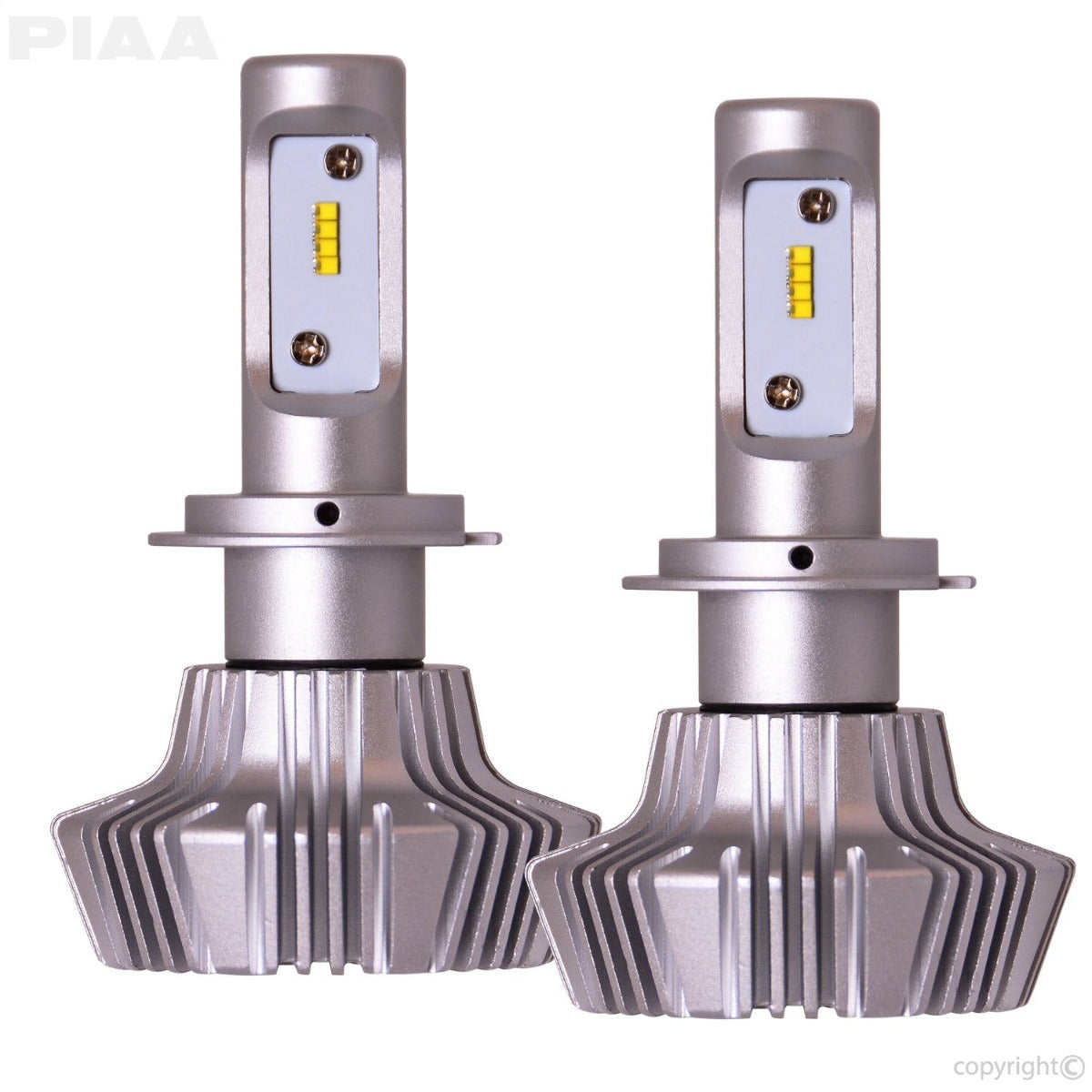 PIAA 26-17307 H7 Platinum LED Bulb Twin Pack - 4000LM, 6000K, 25W