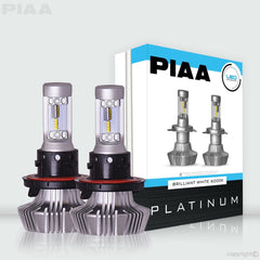 PIAA 26-17313 H13 Platinum LED Bulb Twin Pack - 4000LM, 6000K, 25W