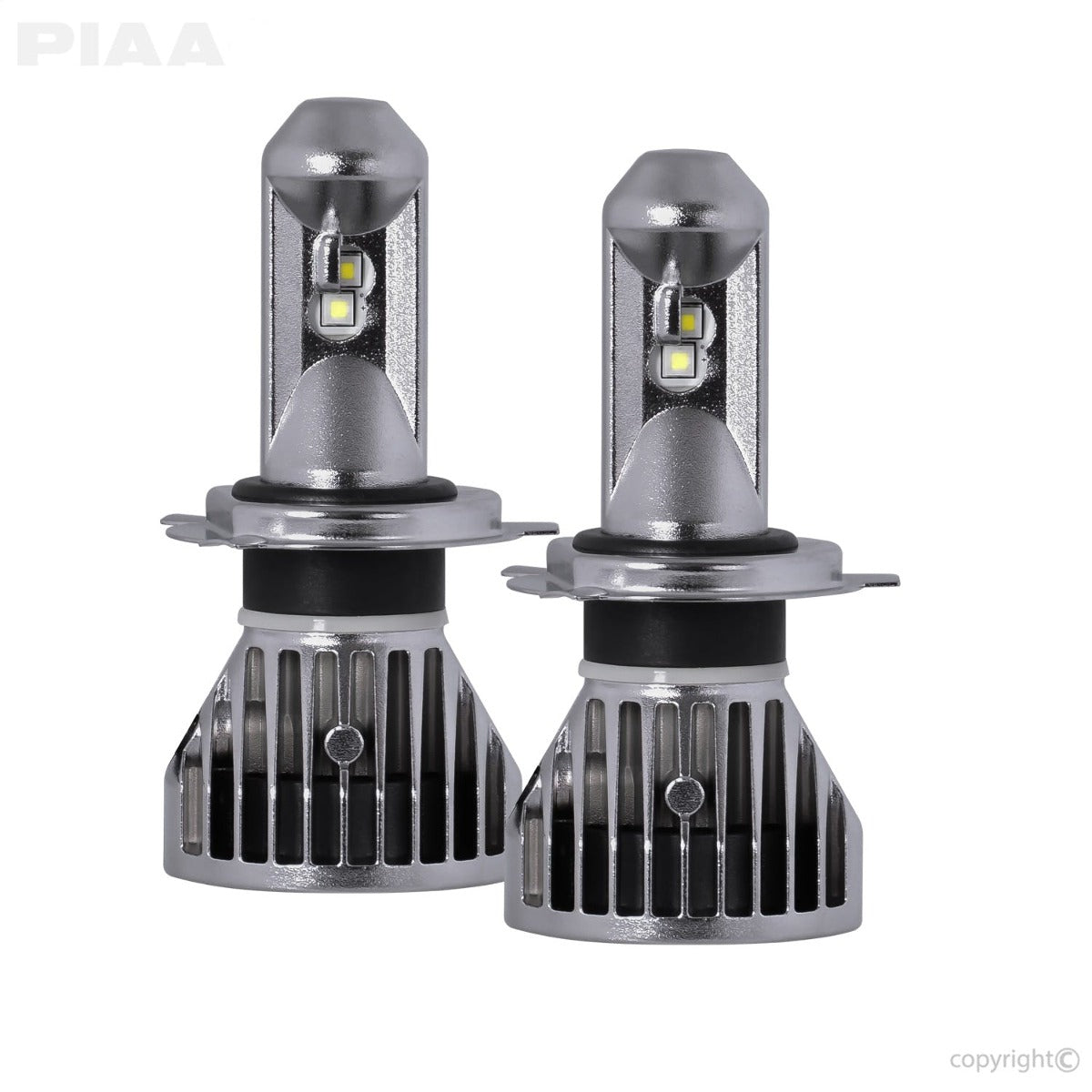 PIAA 26-17404 H4 G3 LED Bulbs, 6200K - 12/24V 24W - Twin Pack