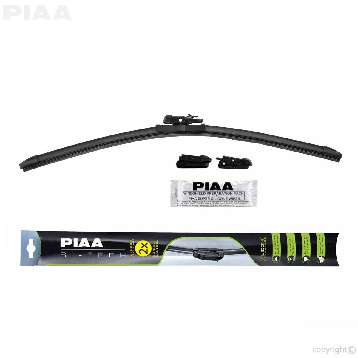 PIAA 97065 26-inch (650mm) Si-Tech Silicone Wiper Blade