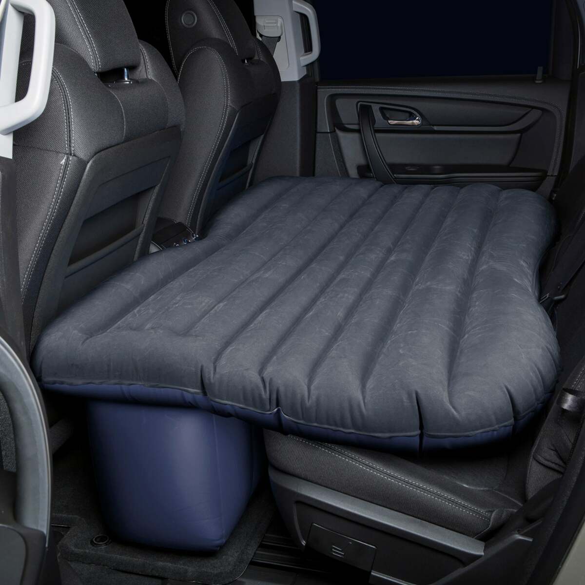 Pittman Outdoors PPI-BLK_PV_CARMAT Inflatable Rear Seat Air Mattress Mid-Size. Fits Jeeps, Car, SUV ft. s &amp; Trucks