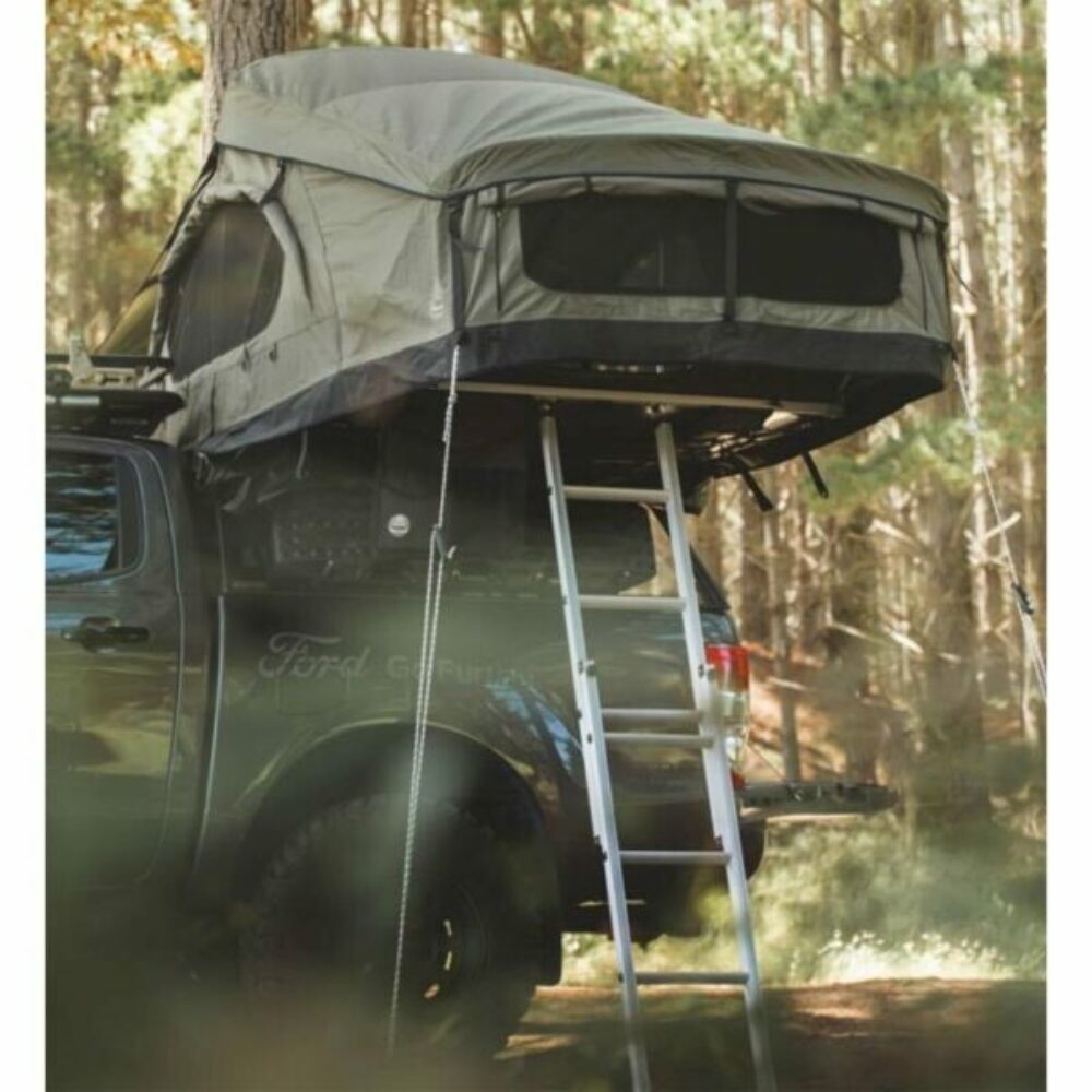 Pittman Outdoors PPI-TNT_MAX1.9CBO_KO TNT_1.9MAX Series Tent, Coffee Brown_Orange Trim