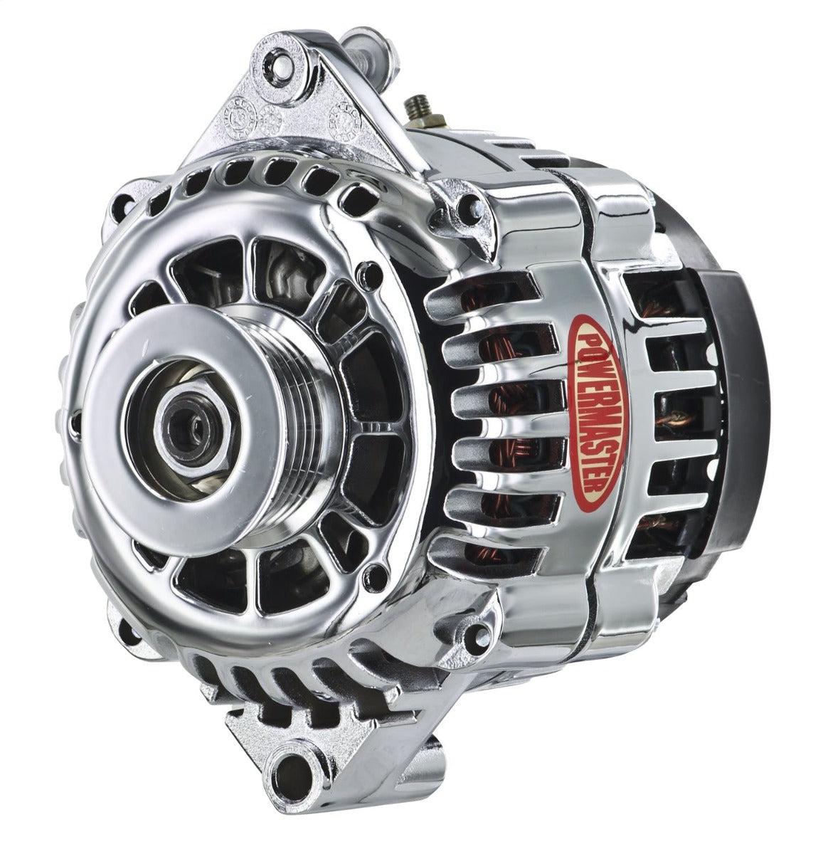 Powermaster 18414 Alternator Chrome 120A 6 grv Pulley