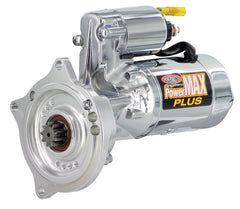 Powermaster 19004-6 Starter PowerMAX Plus w/billet black 3 Ear Mounting