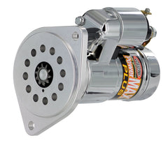 Powermaster 19104 Starter PowerMAX Plus w/billet black 2 Ear Mounting