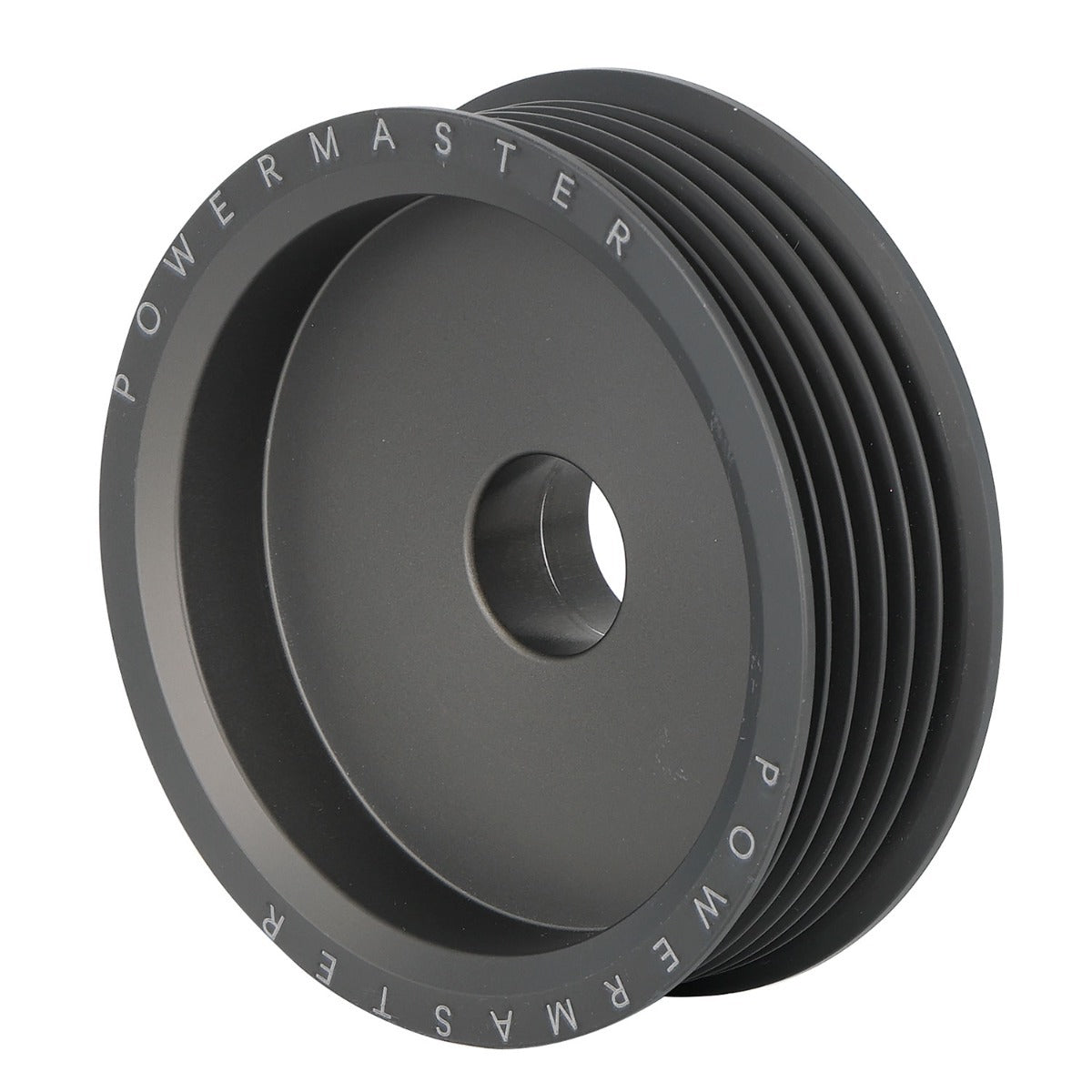 Powermaster 3 in. 6-Groove Underdrive Alternator Pulley for Ford 4G, Hardcoat 193
