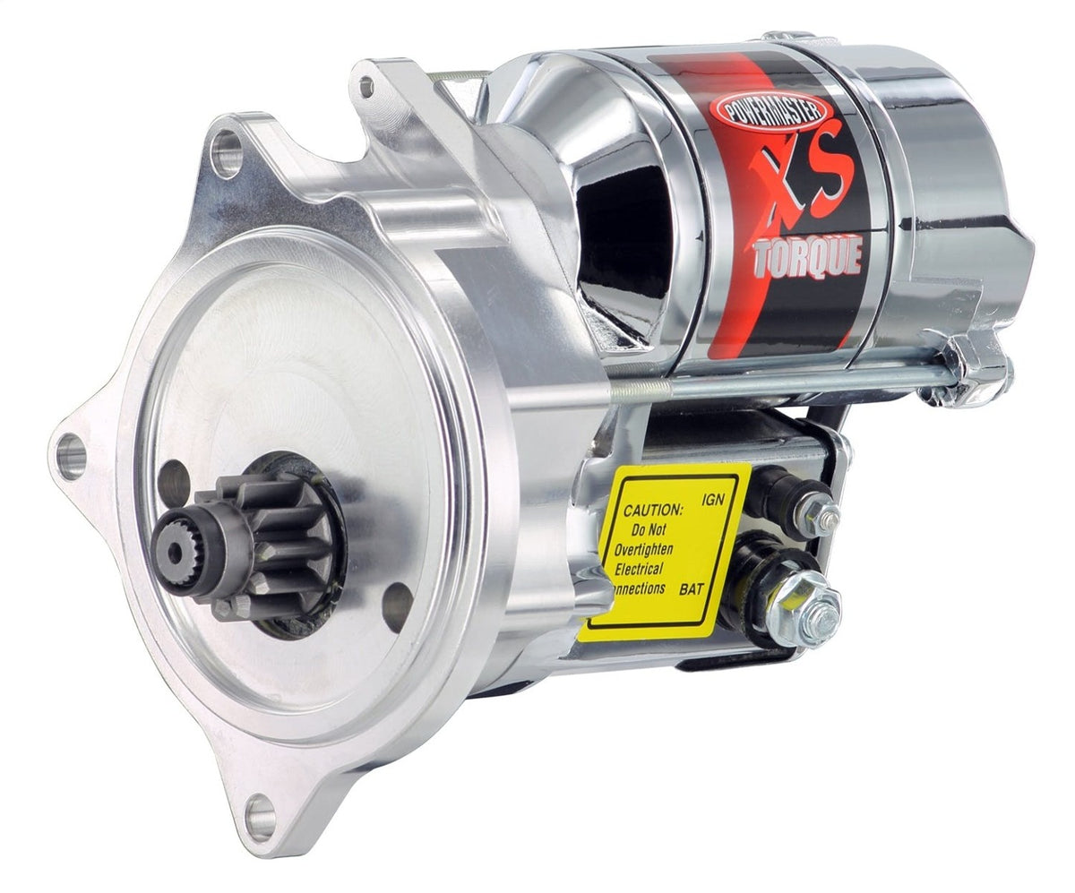 Powermaster 19506M Starter XS w/tight header (Special Fit issues) Chrome