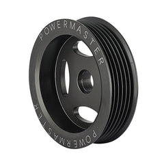 Powermaster 3.5 in. 6-Groove Underdrive Alternator Pulley for GM LS HPR Series Alternators, Hardcoat 196-35