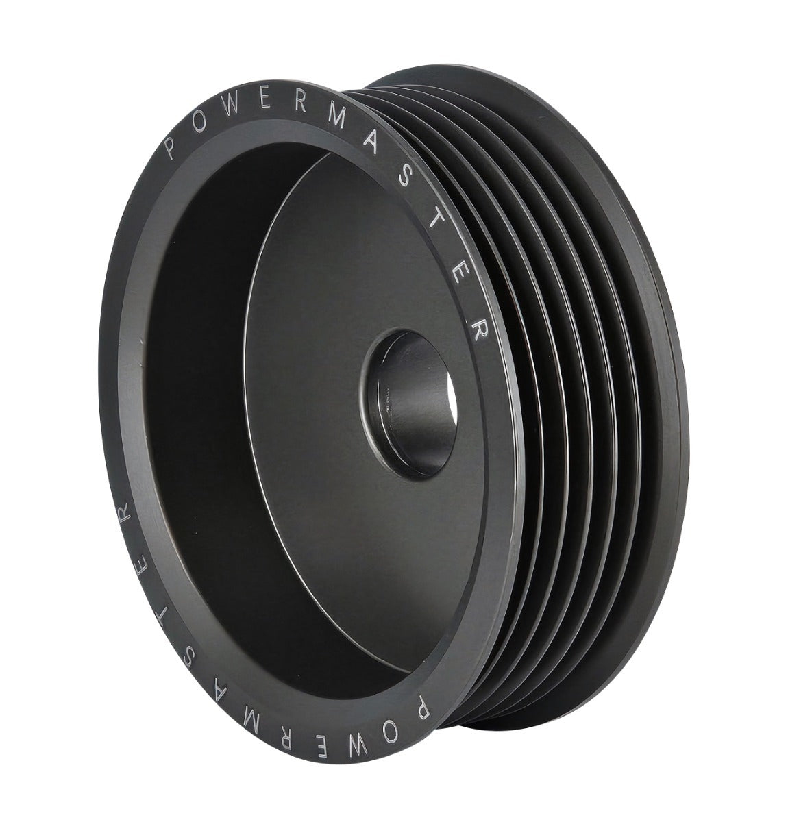 Powermaster 3 in. 6-Groove Alternator Pulley, Hardcoat 196