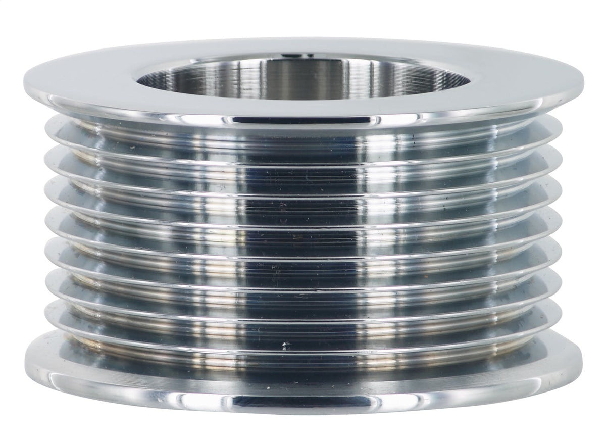 Powermaster 201 Pulley 8 grv Chrome 2.28 inch OD