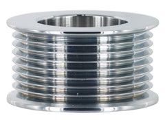Powermaster 201 Pulley 8 grv Chrome 2.28 inch OD