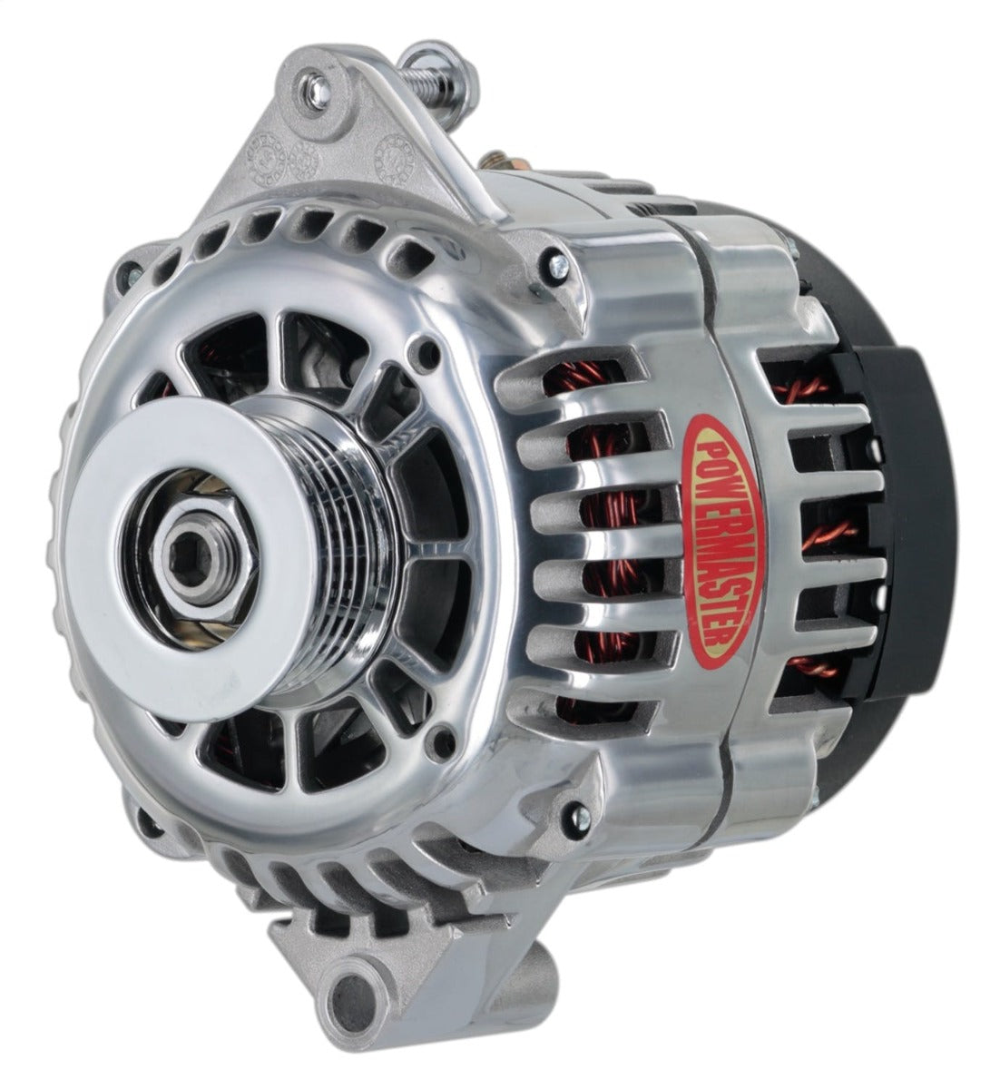 Powermaster 28414 Alternator Polish 120A 6 grv Pulley