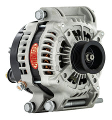 Powermaster 245 Amp Denso Alternator, Solid Pulley, Natural Finish 41574
