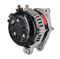 Powermaster 245 Amp Denso Alternator, 6-Groove Decoupler Pulley, Natural Finish 44005