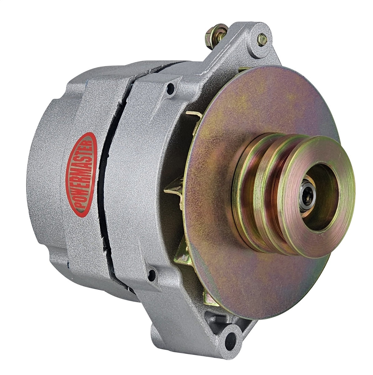 Powermaster 150 Amp 12si Alternator for GM, 2-Groove V-Belt Pulley, Natural Finish 47294-2