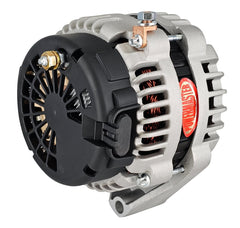 Powermaster 220 Amp AD244 Alternator for GM, 3 in. 6-Groove Underdrive Pulley, 1-Wire or OE Hookup, Natural Finish 489693