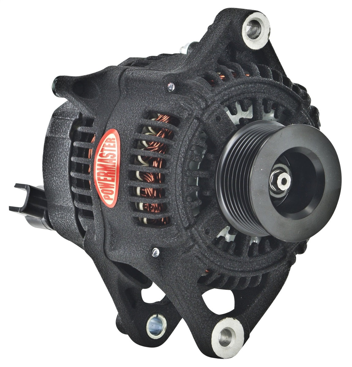 Powermaster 170 Amp Denso Alternator, Black Finish 53311W