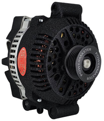 Powermaster 200 Amp 3G Alternator for Ford, 8-Groove Pulley, Wrinkle Black Finish 57768W