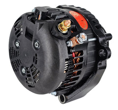 Powermaster 245 Amp Denso Alternator, 6-Groove Pulley, 18.2V Preset, Black Finish 58550-18.2