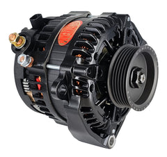 Powermaster 245 Amp Denso Alternator for GM, 6-Groove Pulley, 4-Pin, Black Finish 585503-4