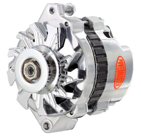 Powermaster 678011 Alternator Polish 140A 1V Pulley Starter Mount