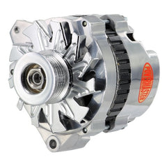 Powermaster 67902 Alternator Polish 140A 6 grv Pulley Offset Left