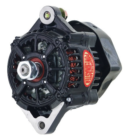 Powermaster 8164 Alternator Denso Race 100mm Black 75A XS Volt