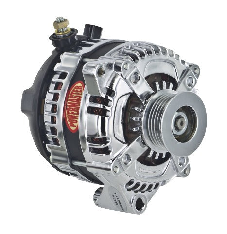 Powermaster 837861-1 1-Wire Alternator GM Chrome 175A 6 grv HPR