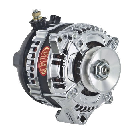 Powermaster 8378611 3-Wire Alternator GM Chrome 175A 1V HPR