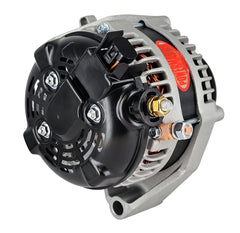 Powermaster HPR 180 Amp Denso Alternator for GM Corvette, 3 in. 6-Groove Underdrive Pulley, 17.5V Preset, Natural Finish 8417943-17.5