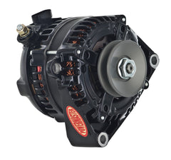 Powermaster HPR 180 Amp Alternator for GM, 6-Groove Pulley, 4-Pin, Black Finish 854009-4