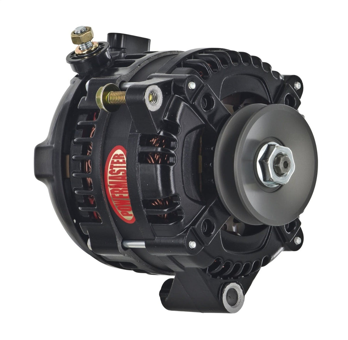 Powermaster 8578611 3-Wire Alternator GM Black 175A 1V HPR
